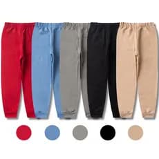 Kit Sortido Calças Moletom Lisa Masculina/Menino Infantil e Juvenil do 3 ao 16 Inverno