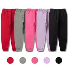 Kit Sortido Calças Moletom Lisa Feminino/Menina Infantil e Juvenil do 3 ao 16 Inverno