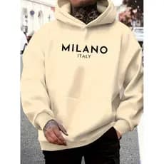Blusa de Frio Moletom Masculino Milano Italy Algodão Unissex
