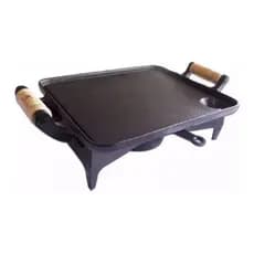 Rechaud Ferro 1chama Picanheira Chapa De Mesa 24x29cm
