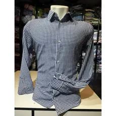 Camisa social Estampa pied poule com elastano  amassa passa fácil NOVO 2025 muito bom