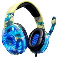 Fone Headset Gamer LED Controle Microfone USB P2 Pc Note Ps4 Xbox One Celular