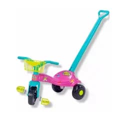 Triciclo Tico Tico Festa cesta e empurrador Magic Toys