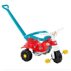 Triciclo Tico Tico Pets Infantil com empurrador Magic Toys