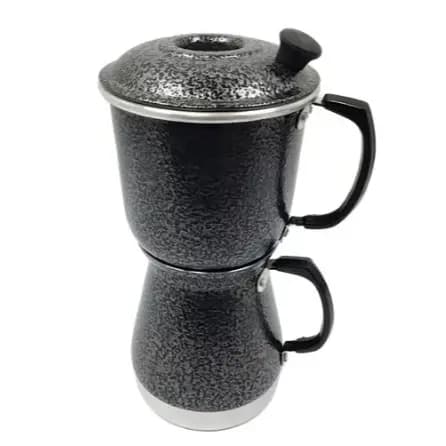 Cafeteira Aluminio Extra Forte Cafeteira Econômica manual preta italiana