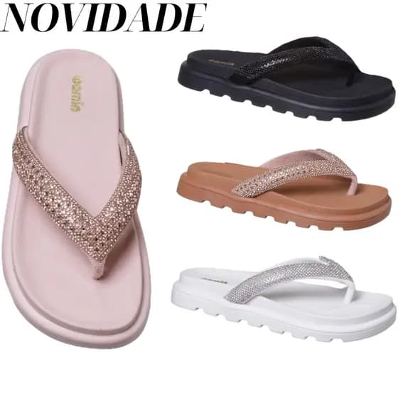 Chinelo Mae e Filha Sandália Birken Feminina Confortável Menina Promoção Camin
