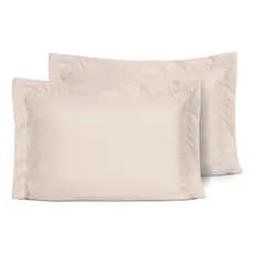 Fronha 200 Fios 70x50cm Com 3 Abas 2 Peças Anti Ácaro