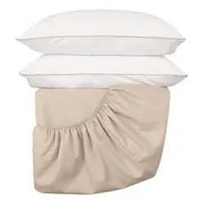 Roupa De Cama King 3 Peças Percal 200 Fios Confortável Suave