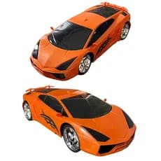 carro de brinquedo esportivo marca de luxo rebaixado com rodas cromadas varias cores 37cm