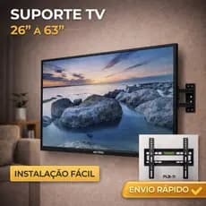 Suporte P/ Tv De Led/lcd/pdp/ 26-63' Flat Panel Tvs 32 37 42 52 55 65 SLIN IMP.