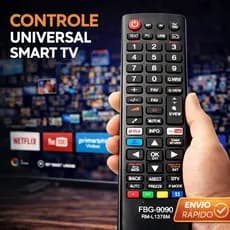 Controle Remoto Universal TV Smart LCD LED Compatível com varias TVS Netflix YouTube Novo