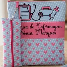Porta Jaleco Personalizado - Profissões - Porta Estetoscópio - Enfermagem - Dentista - Entre outros