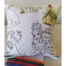 10 Almofadas Para Colorir  - Todos os temas lembrancinha aniversários, festas personalizado.