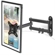Montagem Na Parede Para O Echo Show 15 Ajustável 15 Suportes De Acessórios Alexa Em Movimento Total Girar Inclinação Giratória Extender 10 "-32 " Monitores TVs Suporta Até 33