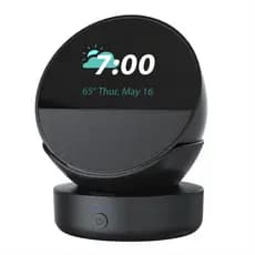 Base De Bateria Portátil De 5000mAh Para Echo Spot Com Portas De Carregamento USB-C Power Bank Suporte De Alto-Falante I