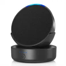 Base De Bateria 5000mAh Para Banco De Potência Portátil Echo Pop Suporte De Alto-Falante Inteligente