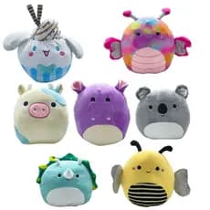 Bichinho De Pelúcia Squish Fluffy 20cm, CKS Toys, Antialérgico Vários Modelos Para Colecionar