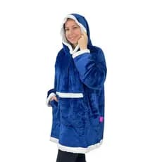 Cobertor Com Mangas Adulto, Zona Criativa, Hoodie Oversized Com Capuz Original