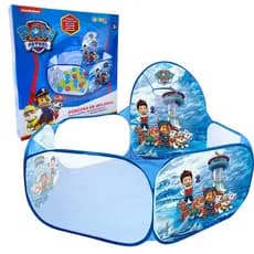 Piscina De Bolinhas Patrulha Canina Original, Bang Toys, Com Cestinha E Sistema Monta Fácil Pop Up