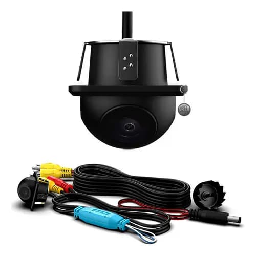 Câmera De Ré Universal Faaftech Modelo Tartaruga Ft-cam-tl Cabo Rca