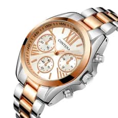 Moda relógio feminino simples romântico ascendente relógio sólido feminino relógio feminino