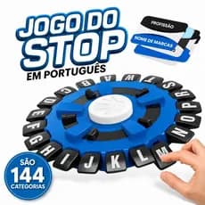 Stop Jogo de Palavras em Português com Cronometro