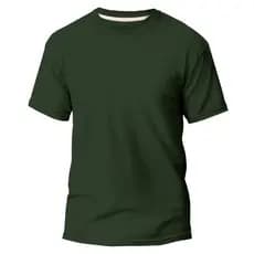 Camiseta Camisa Básica Lisa Gola Redonda Unissex Para o Dia Dia 100% Algodão Premium