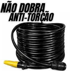 Mangueira De Jardim Preta Anti-Torção Não Dobra - 05 a 40 Metros