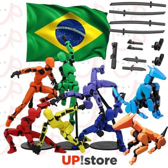 Dummy 13 V2 boneco articulado figura de ação varias cores tiktok action figure cachorro acessórios
