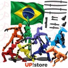 Dummy 13 V2 boneco articulado figura de ação varias cores tiktok action figure cachorro acessórios