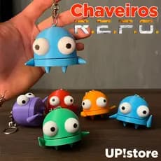 REPO Robo boneco chaveiro Jogo R.E.P.O. Robot Minibot Colecionável Game Geek Viral Steam Tiktok 3D