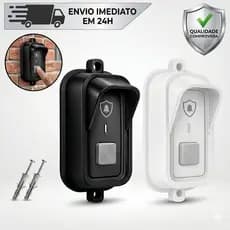 Suporte Protetor Anti Furto Vandalismo Respingos Proteção Para Campainha Intelbras Cib101