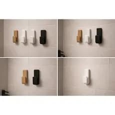 kit de Gancho minimalista ondulado Suporte para Pendurar Pano Toalha Multiuso com Dupla Face