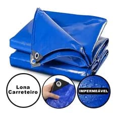 Lona Plastica Carreteiro Reforçada Encerado 2x2 ; 3x2 ; 3x3 ; 4x3  ; 5x3 ; 5x4