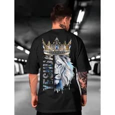 Camiseta Cristã Leao camiseta camisa blusa tshirt evangelica gospel