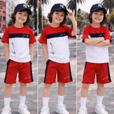 Conjunto Casual Infantil Verão Menino 2 a 12 Anos (Diversas Estampas)