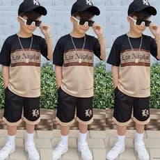 Conjunto de Menino Infantil Dry Fit Casusal Leve E Confortavel Kit Short E Camisa