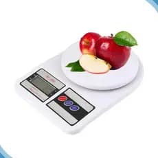 Balança Digital Cozinha Precisão 1g Até 10kg Branca