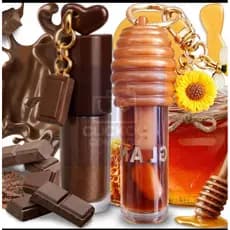 kit 2 Gloss Labial LipHoney 5G- Batom Hidratante de Mel e chocolate