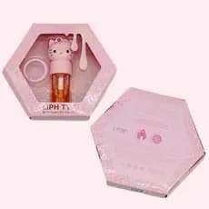 Lip Honey Hello Kitty Hidratante | Brilho Labial com Aroma de Mel | Fofo & Presenteável