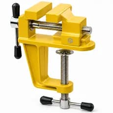 Mini Morsa Torno De Bancada Fixa 30mm Pequena Para Artesanato Hobby Manutenção Eletrônica Modelismo Bancada Portátil