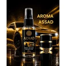 Perfume ARABE AZAAD Automotivo 40ml Premium | Body Splash para Carro | Cheirinho pra Carro