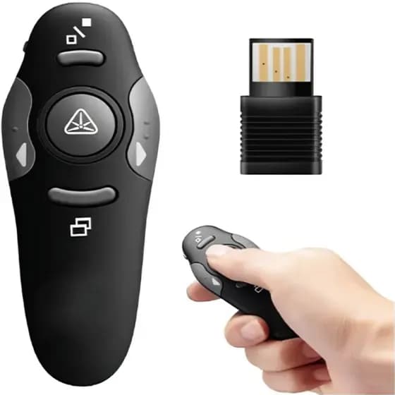 Caneta Laser Apresentador Slide Power Point Controle Sem Fio