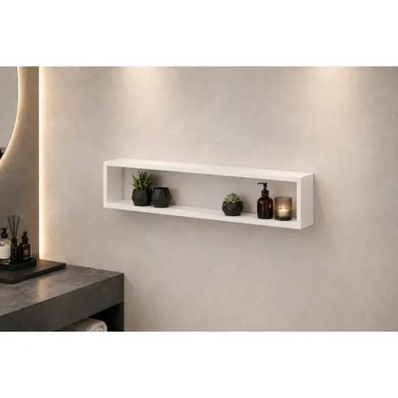 NICHO 80X15X15 (INTERNO LIVRE 12 CM)  SALA, QUARTO, BANHEIRO E DECORAÇÃO COZINHA, ESCOLA