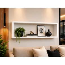 NICHO GRANDE 80X30X20 PARA SALA, QUARTO, BANHEIRO E DECORAÇÃO