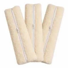 Kit 3 Capas De Rodinho Limpa Bem Tira Pó Luva De Rodinho Mop + Pano Sherpa Limpeza 40x40
