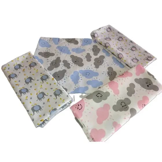 2 Fronhas Para Travesseiro De Bebê 30cm x 40cm Algodão Estampada