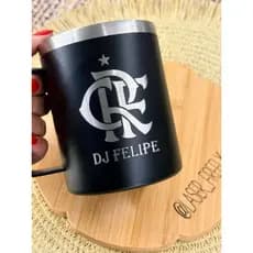 Caneca Térmica  personalizada com Tampa Para Cerveja Café Chá Água 350MLs