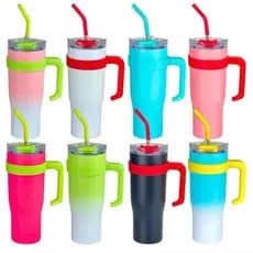 Copo Térmico Com Canudo 1.2 Litros Caneca Lançamento