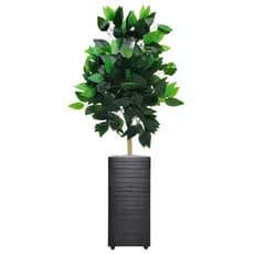 Bambu Artificial Enfeite Sala + Vaso Decoração